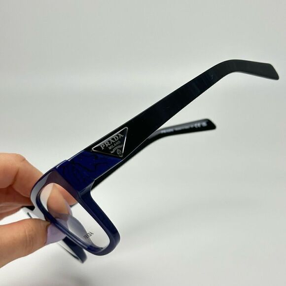 PRADA Eyeglasses PR08ZV 18D101 Baltic Marble Demo Lens NET - Picture 3 of 9